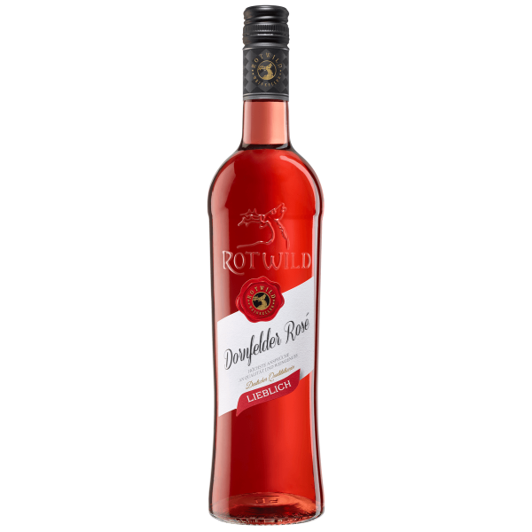 Bild von Rotwild Dornfelder Rose QbA lb.0,75l