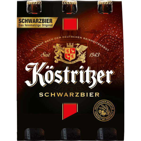 Bild von Köstr.schwarzbier 6x0,33l Mw