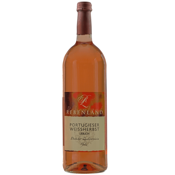Bild von Rebenland Portugies.Weißherbst lb.1l