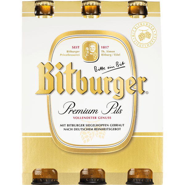 Bild von Bitburger Pils 6x0,33l Mw