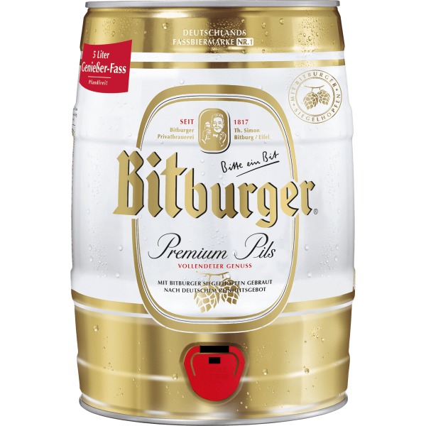 Bild von Bitburger Pils 5l EW
